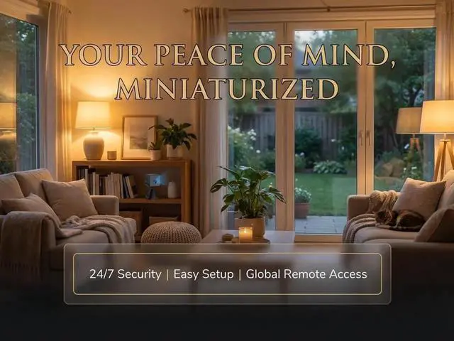 Alt view image 7 of 7 - 2025 Upgraded Mini Camera 5G WiFi Indoor Security 4K Nanny Cam for Home with App Control Motion Detection & Night Vision Wireless Rechargeable Baby Pet Camera