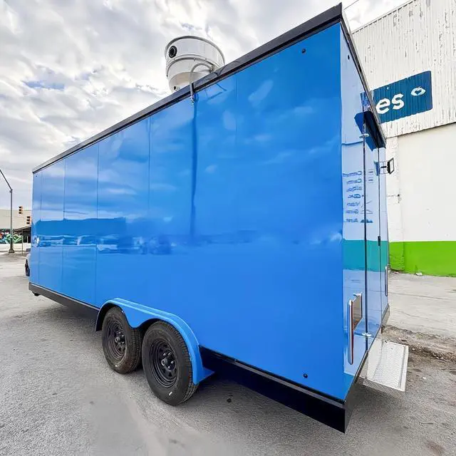 Alt view image 2 of 4 - Fully Equipped Food Trailer Multifunction Mobile Fast Food Truck