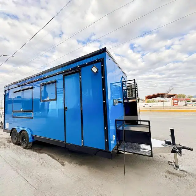 Alt view image 3 of 4 - Fully Equipped Food Trailer Multifunction Mobile Fast Food Truck