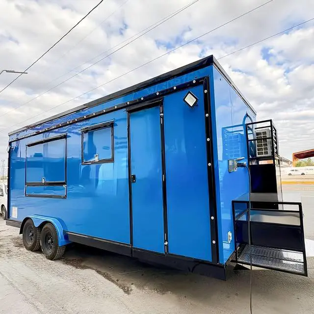 Main image of Fully Equipped Food Trailer Multifunction Mobile Fast Food Truck