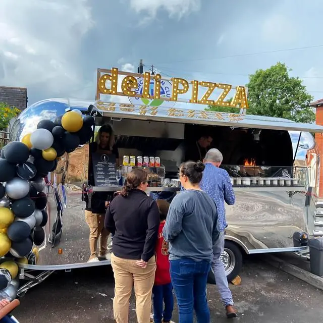 Alt view image 6 of 6 - BBQ Food Trailers Concession Trailers Burger Cart Fast Food Truck