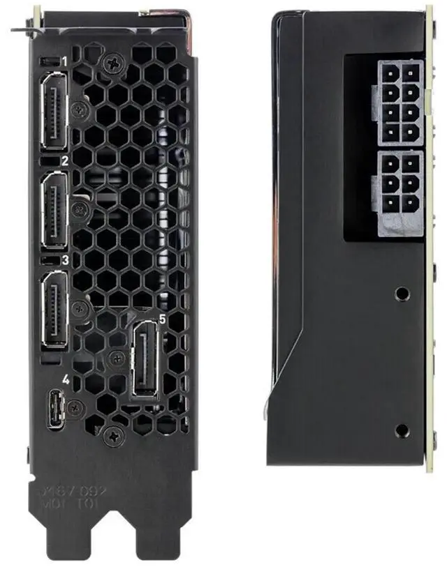 Alt view image 5 of 6 - NVIDIA Quadro RTX 8000 48GB Graphics Card, GDDR6 ECC Memory, 1750MHz, 384-bit, Bandwidth 672GB/s, Ray tracing, Deep learning -OEM