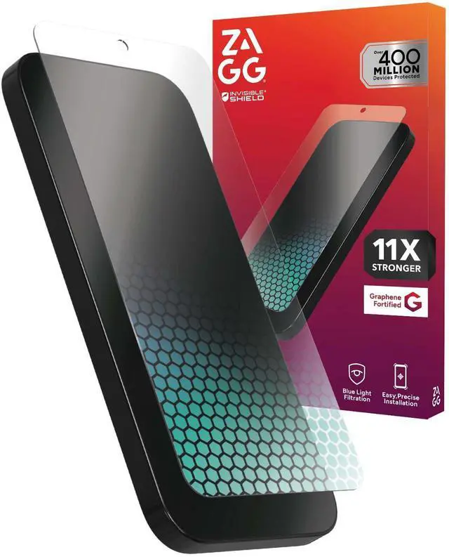 Main image of Glass XTR4 Samsung Galaxy S25+/ S24+ Screen Protector - Tempered Glass, 11X Stronger with Graphene, Blue Light Filtering, Anti-Reflective Technology, InvisibleShield, Easy Dust-Free Installation