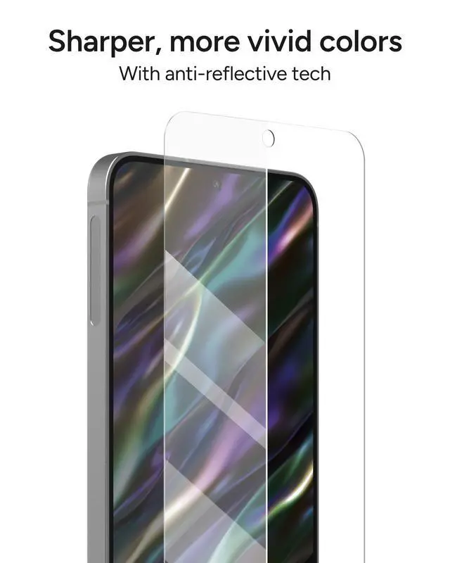 Alt view image 7 of 7 - Glass XTR4 Samsung Galaxy S25+/ S24+ Screen Protector - Tempered Glass, 11X Stronger with Graphene, Blue Light Filtering, Anti-Reflective Technology, InvisibleShield, Easy Dust-Free Installation