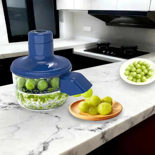 Alt view image 2 of 7 - Automatic Grape Peeler Machine,Electric Peeling Skin Remover Tool for Small Fruits,Automatic Garlic & Cherry Tomato Peeler Skin Remover Tool for Grape,Efficient Peeling Kitchen Gadget for Home Use