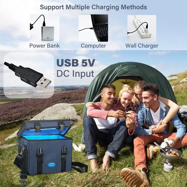 Alt view image 5 of 7 - 3 Gallon Large-powerful UV Light Sanitizer Ozone Box, Portable Foldable UV Cleaner Bag UVC Household Bag with 3-level Timer for Keys, Towels, Mask Cleaning Machine Blue 12L Ozone