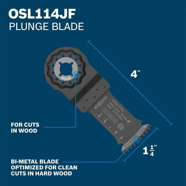 Alt view image 2 of 7 - OSL005C 5 pc. Starlock® Oscillating Multi-Tool Accessory Blade Set