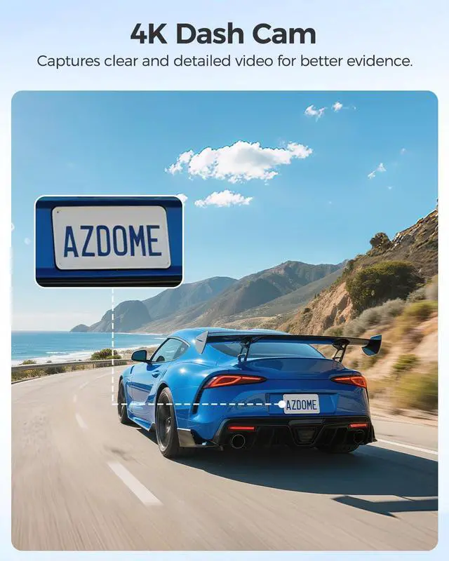 Alt view image 2 of 6 - GS63H 4K Dash Cam Built-in WiFi 6 GPS Car Dashboard Camera Recorder with STARVIS Night Vision, UHD 2160P, 150° Wide Angle, WDR, G-Sensor, Loop Recording, 24H Parking Mode