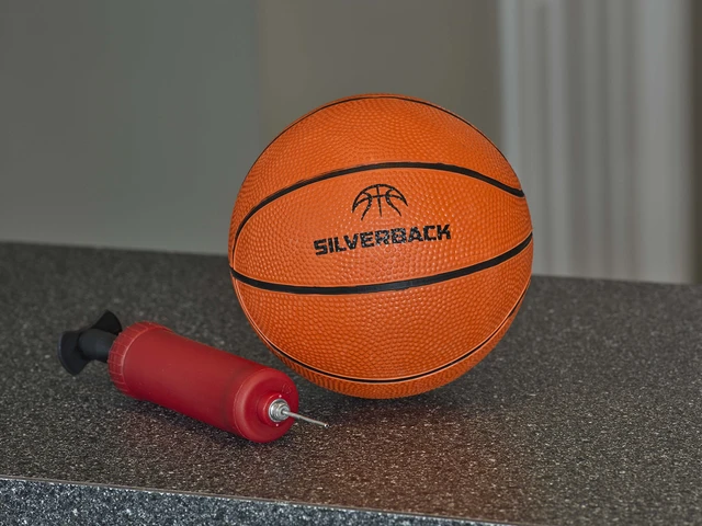 Alt view image 4 of 7 - 23" LED Light-Up Over the Door Mini Basketball Hoop Includes Mini Basketball and Air Pump , Black