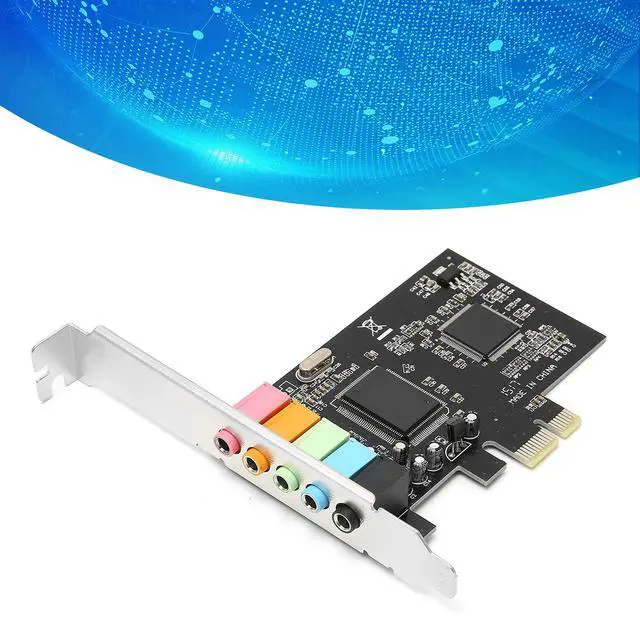 Alt view image 7 of 7 - LAISANIM Sound Card, 6 Channel PCI Express Audio Card with CMI8738 5.1 Chip, for PC 7 Vista 32 64 Bit Systems