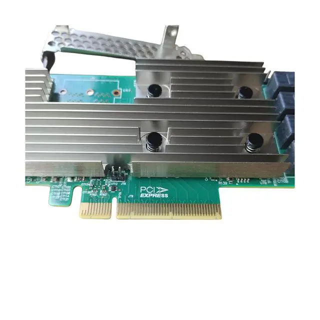 Alt view image 3 of 4 - SOEWIOU SAS9305-16i SATA SAS 16 Port HBA 12Gbs RAID Controller Card Host Bus Adapter PCIe 3.0 x8 IT-Mode 05-25703-00 Card (9305-16i)