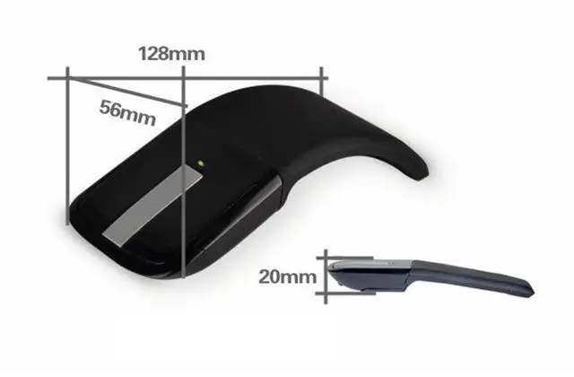 Alt view image 4 of 5 - VAREQOY mouse for Microsoft Arc Touch 2 generation mouse for Arc Touch portable wireless Mice