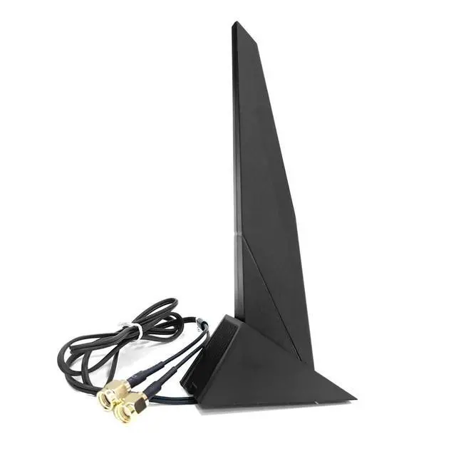 Alt view image 6 of 7 - VAREQOY External WiFi 6 6E Antenna 2.4G/5G Magnetic Base Antenna PC Desktop Computer for Asus Rog Strix Z690 B460 B360 H610 H670 M13H M12 M11 WiFi 2T2R Motherboard Card (Cable 80cm/2.7ft)
