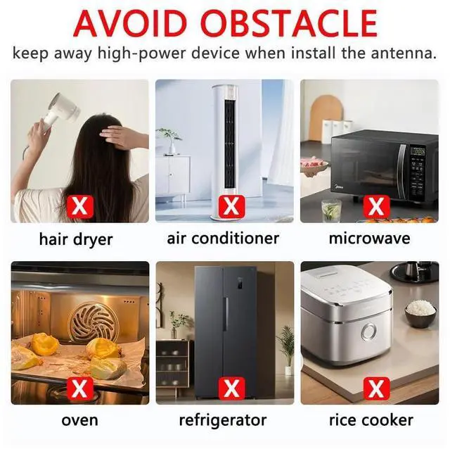 Alt view image 14 of 14 - TV Antennas, HD Digital Antenna for Smart TV Indoor, 360°Signal Reception-Digital tv Antenna Indoor for Local Channels-Support 4K 1080p for All Type of HDTV Digital TV's