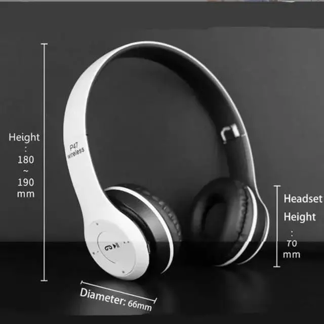 Alt view image 14 of 14 - SOEWIOU Wireless Bluetooth Over-Ear Headphones, Hybrid Noise Cancelling, HiFi Stereo, Foldable, Lightweight, Deep Bass, Black