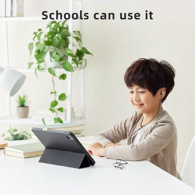 Alt view image 7 of 7 - VAREQOY USB C Headphones for Samsung S24 S23 FE S22 S21 S20 A53 A54 Wired Earbuds Metal in-Ear Type C Earphone with Microphone Volume Control Bass Stereo for iPhone 17 Pro Max iPhone 16 Pro Max Pixel