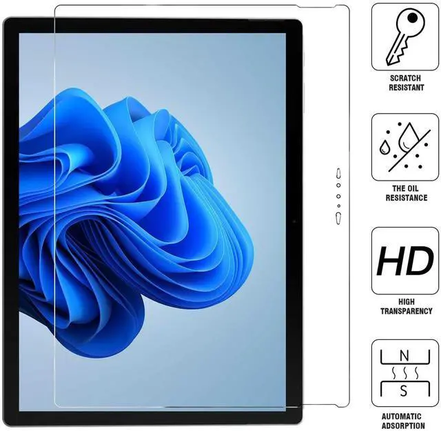 Alt view image 2 of 5 - Megoo [2-pack Surface Book 3 13.5" Tempered Glass Screen Protector Precise Custom Fit, High Protection, Elegant Design, Silky Smooth Touch (For Surface Book 3)