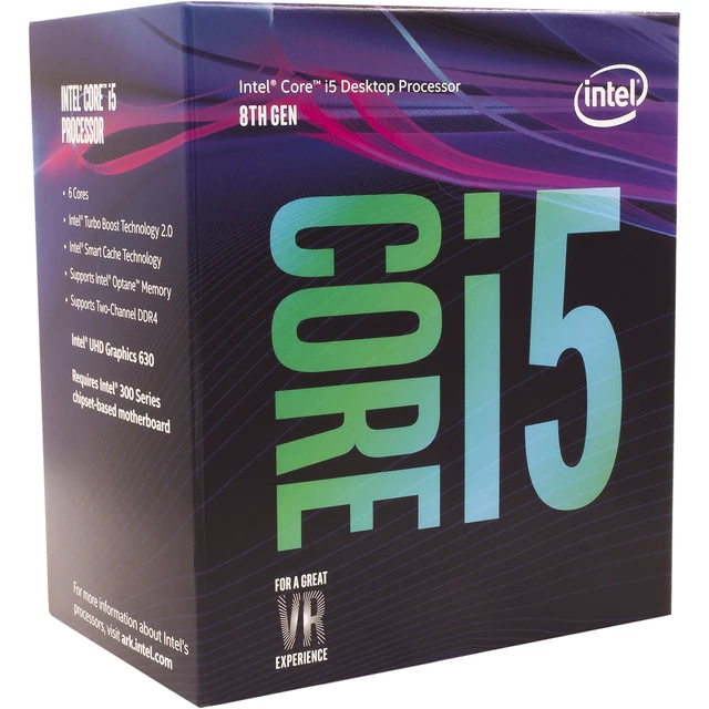 Alt view image 2 of 3 - Intel Core i5-8500 Desktop Processor 6 Core up to 4.1GHz Turbo LGA1151 300 Series 65W