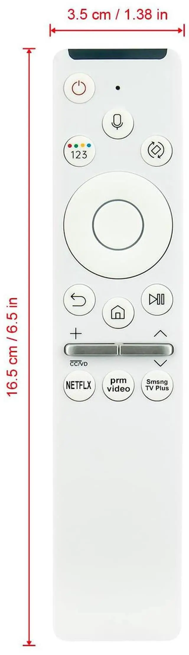 Alt view image 2 of 5 - AULCMEET BN59-01330T New Replacement Voice Remote Control Compatible with Samsung The Serif QLED 4K UHD Smart TV QN43LS01TAFXZA QN65LS01TAFXZA QN55LS01TAFXZA QN43LS01TAF QN55LS01TAF QN65LS01TAF