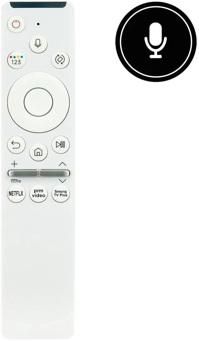 Alt view image 3 of 5 - AULCMEET BN59-01330T New Replacement Voice Remote Control Compatible with Samsung The Serif QLED 4K UHD Smart TV QN43LS01TAFXZA QN65LS01TAFXZA QN55LS01TAFXZA QN43LS01TAF QN55LS01TAF QN65LS01TAF
