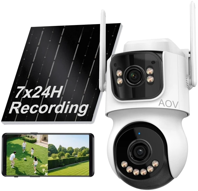 Main image of INSEETECH 8MP Dual-Lens Wireless Solar Security Camera Outdoor AOV 10X Zoom