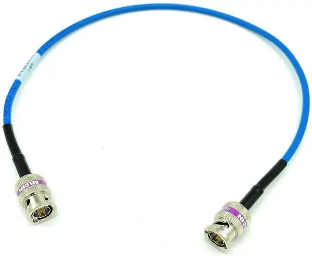 Main image of AV-Cables 12G 4K HD SDI BNC - BNC Cable 4855R Mini RG59 (1.5ft, Blue)