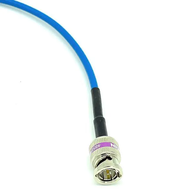 Alt view image 3 of 4 - AV-Cables 12G 4K HD SDI BNC - BNC Cable 4855R Mini RG59 (1.5ft, Blue)