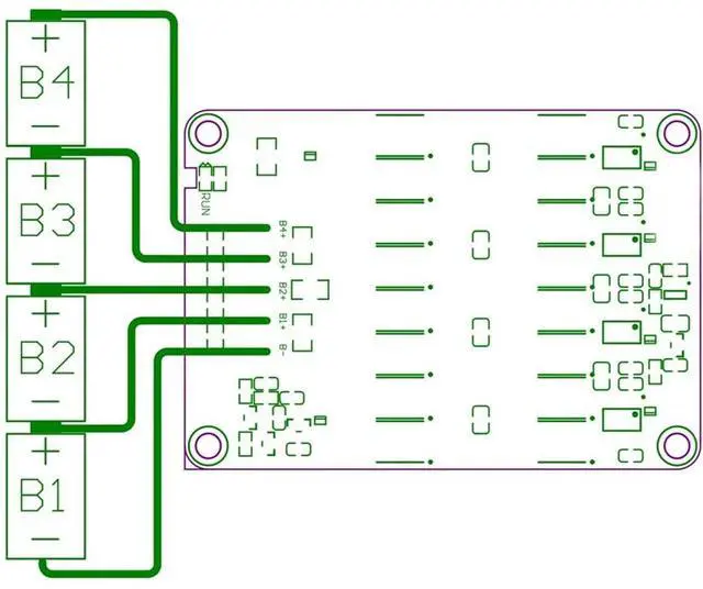 Alt view image 5 of 5 - FTVOGUE 7S8S 5A 1.8V-4.2V Battery Active Equalizer,Balanced Current Balancer Energy Transfer Board, Applicable Battery Capacity 60-300AH for LFP LTO Module