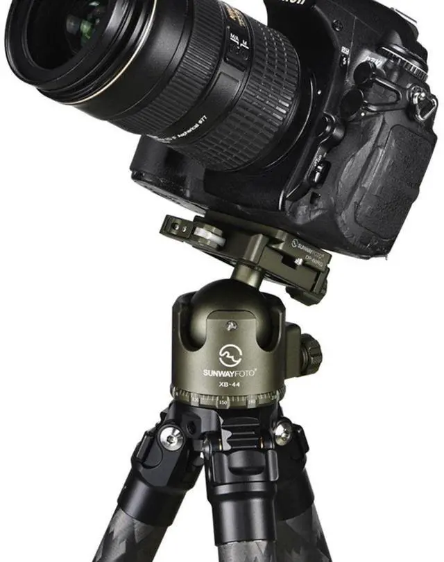 Alt view image 5 of 5 - Sunwayfoto XB-44DLG 44mm Low Profile High Locking Strength Tripod Ball Head w Arca Compatible Duo Lever QR Clamp