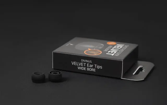 Alt view image 5 of 5 - Divinus Velvet Wide Bore Silicone Eartips for 4-6mm Nozzle, Replaceable IEM Earbud Tips with Enhanced Sound Quality and Comfort (S(3 Pairs))