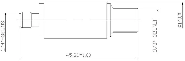 Alt view image 5 of 5 - AEC MP-1001S-SA25TA-FS27TA, SMA Female/F FemaleImpedance Matching Pad