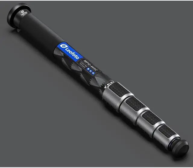 Alt view image 4 of 5 - Leofoto MPQ 40mm Monopod, Premium Carbon Fiber, Water-Resistant, Convertible Mounting Stud, Wrist Strap (MPQ-405C)