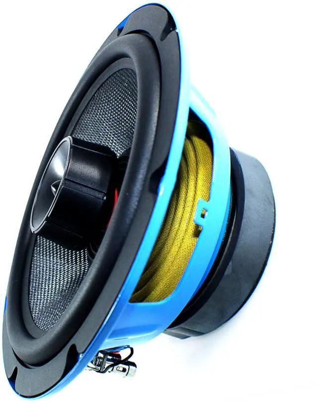 Alt view image 4 of 5 - Galeforce Audio Pair of 8"" Coaxial 200W Max Midrange Marine Speakers, Blue