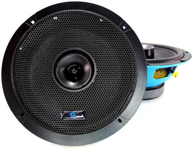 Main image of Galeforce Audio Pair of 8"" Coaxial 200W Max Midrange Marine Speakers, Blue