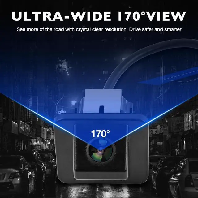 Alt view image 3 of 5 - Rear View Backup Camera Compatible with Kia Optima 2014 2015 2016, Reverse Parking Assist Camera Replaces 957602T650 95760-2T650, Replacement Back Up Camera Plug & Play