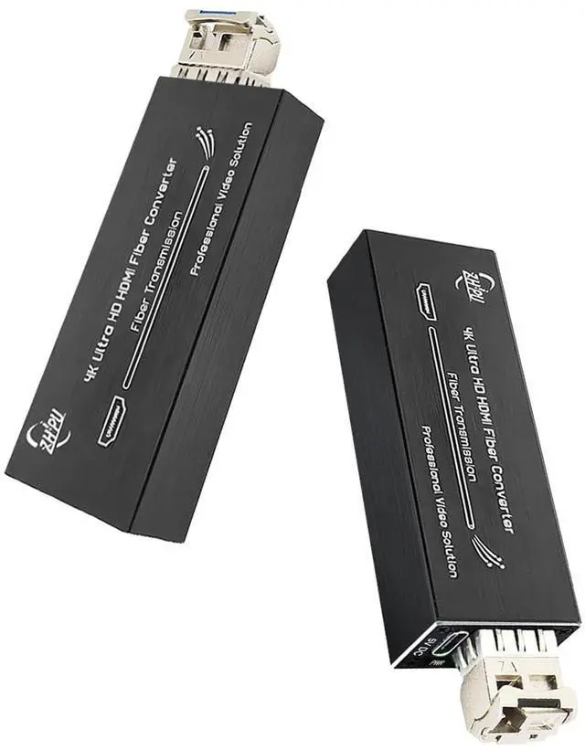 Main image of Lcantve Mini 4K HDMI Fiber Converter Supporting 4K*2K@30Hz Resolution, Uncompressed HDMI Video Fiber Extender with 10G SFP Modules, Up to 20KM Over Single Mode LC Fiber