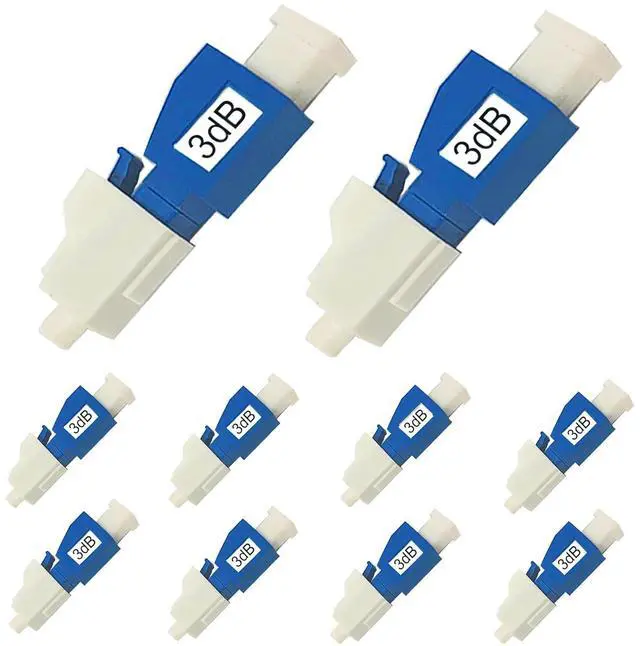 Main image of GwliUni 10Pcs 3dB LC-UPC Fiber Optic attenuator, Fiber Signal Attenuation Converter, LC Inserts Connector Single Mode