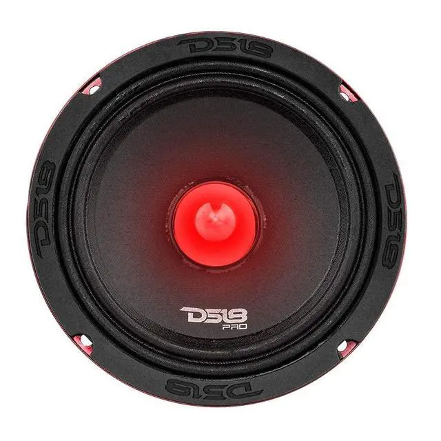 Alt view image 5 of 5 - DS18 PRO-X6.4BMRGB Loudspeaker with RGB Light Bullet - 6.5", Midrange, 500W Max, 250W RMS, 4 Ohms - Premium Quality Audio Door Speakers for Car or Truck Stereo Sound System (1 Speaker), Black