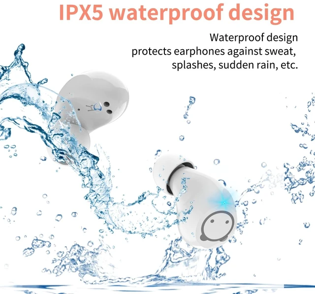 Alt view image 5 of 5 - Pink Wireless Earbuds for Women,Wireless Bluetooth 5.1 Earphone with Cute Pig Charging Case, CVC 8.0 Noise Reduction 36H Playtime Touch Control IPX5 Waterproof in-Ear Stereo Headphone fo