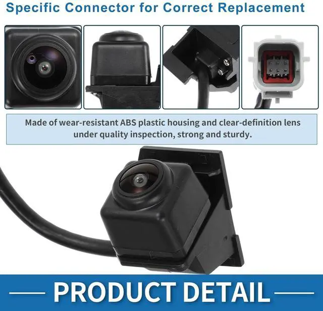 Alt view image 4 of 5 - HEROFFIX Rear View Camera for Cadillac Escalade for Chevrolet Suburban Tahoe for GMC Yukon 2017-2020 Park Assist Backup Reverse Camera Replace No.84149636/23335288