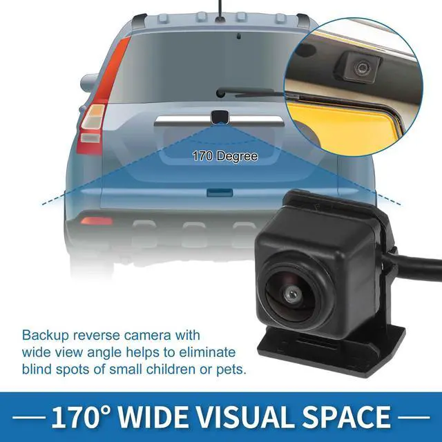 Alt view image 3 of 5 - HEROFFIX Rear View Camera for Cadillac Escalade for Chevrolet Suburban Tahoe for GMC Yukon 2017-2020 Park Assist Backup Reverse Camera Replace No.84149636/23335288