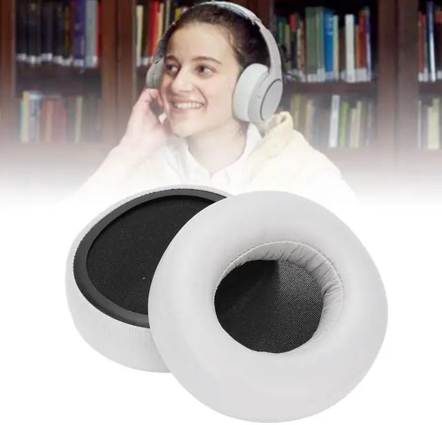 Alt view image 4 of 5 - Denash Ear Pads for - M700B - M500B - M300B - M500BE - K Headphone, Soft Protein Leather Replacement Earpads, Headset Earpads Cushions (Gray)