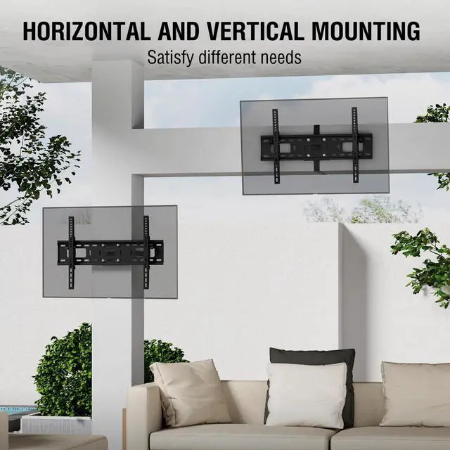 Alt view image 4 of 5 - ZeboZap 37"85" TVs ^^ Outdoor Tilt TV Mount Fits Pillars & Poles, Weatherproof No Drill Gazebo & Pergola TV Mount, VESA 600x400, Holds 120 lbs