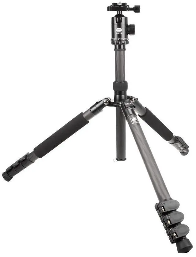 Alt view image 4 of 5 - Sirui ET-2204 Carbon Fiber Tripod with E-20 Ball Head - Maximum Height 57.1 inches, Maximum Load 26.5 lbs