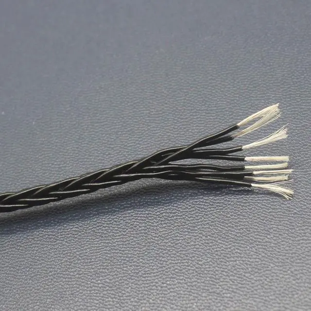 Alt view image 4 of 5 - Youkamoo Replacement Upgrade Cable Compatible with Hifiman Sundara, Ananda, Arya, HE400SE, HE4XX, HE-400i, Edition XS Headphones Dual 3.5mm to 3.5mm Male Silver Plated Braided 8.5ft/2.6m