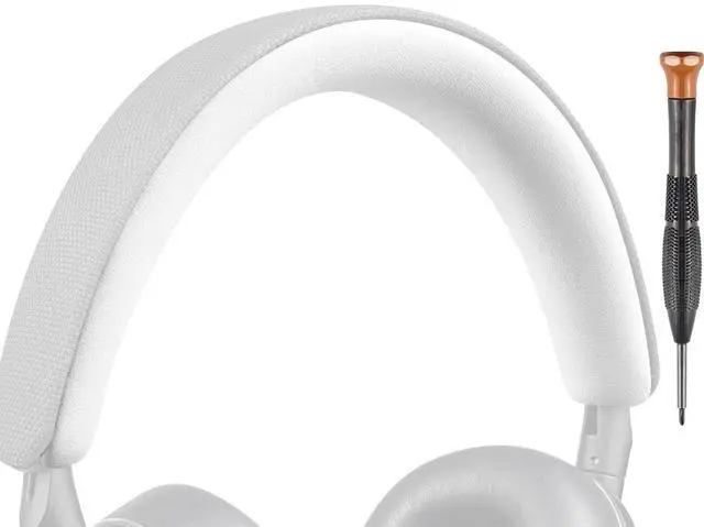 Main image of SOULWIT Headband Cover for Bowers & Wilkins PX8/PX7 s2/PX7 s2e (do not fit PX7) Headphones, Replacement Headstrap Pad Repair Part - White-PX7 S2