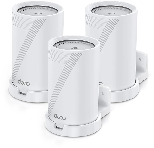 Main image of XLTTYWL Wall Mount for TP-Link Deco WiFi 7 & 6E Mesh Router, 3-Pack