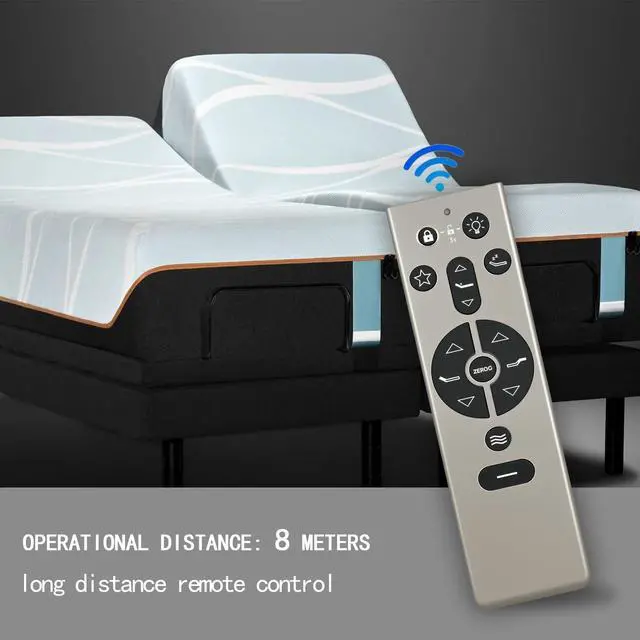 Alt view image 3 of 5 - PZL Replacement RF396B Remote Control fit for Tempur Pedic, for Tempur Ergo, for Keeson JLDK.111.13.01 Adjustable Bed