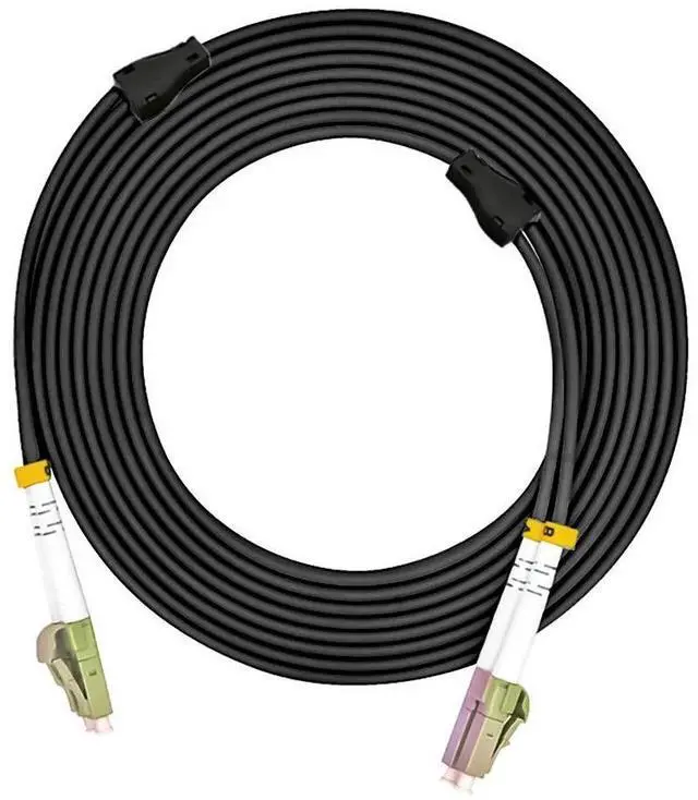 Alt view image 4 of 4 - Jeirdus 200M LC to LC 10G OM3 Outdoor Armored Duplex 50/125 Fiber Optic Cable Jumper Optical Patch Cord Multimode 200Meters 656ft LC-LC