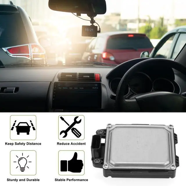 Alt view image 4 of 5 - HOPESPANNER Cruise Control Distance Radar Sensor HS7T14D599AC for Ford Fusion 2017-2020 Distance Detection Black Automotive Car Cruise Control Module Unit 1 Pcs